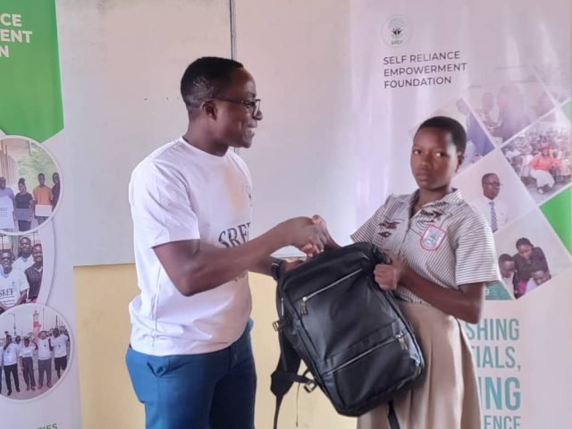 SREF backpack handoff at school (3)